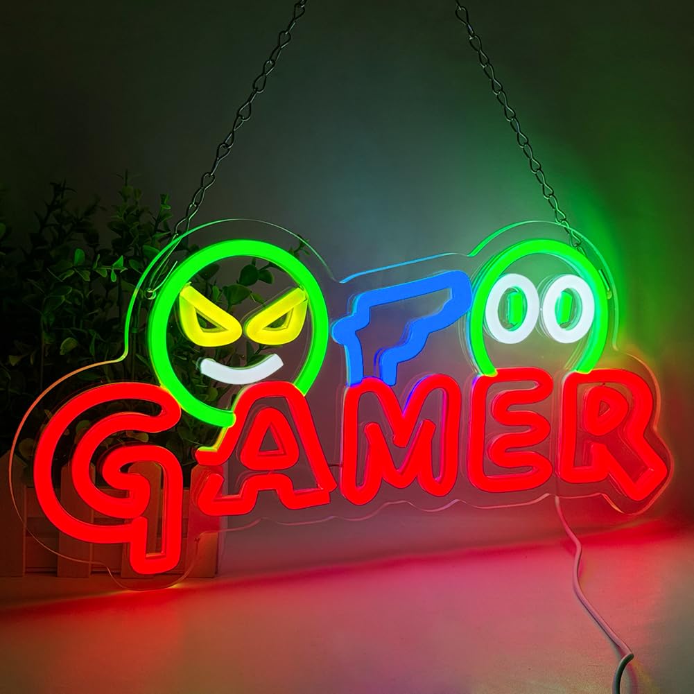Neon Sign Party - Insegna al Neon LED per Gamer,
