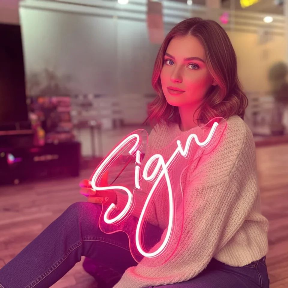 Neon Sign Party - Insegna al neon personalizzata Compleanno personalizzato