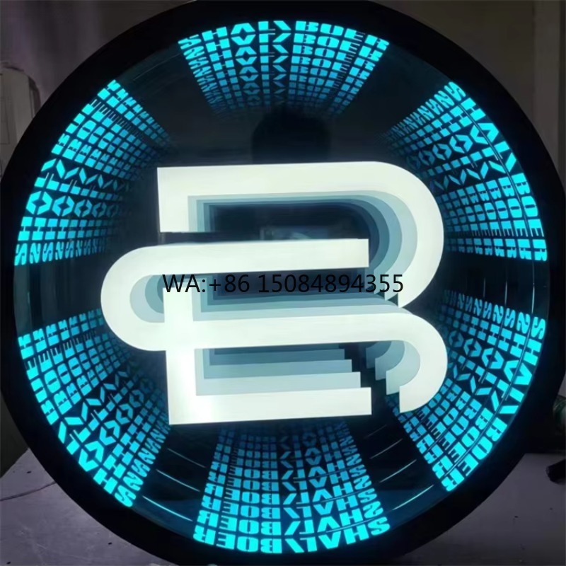 Neon Sign Party - Insegna LED Neon Personalizzata con Specchio