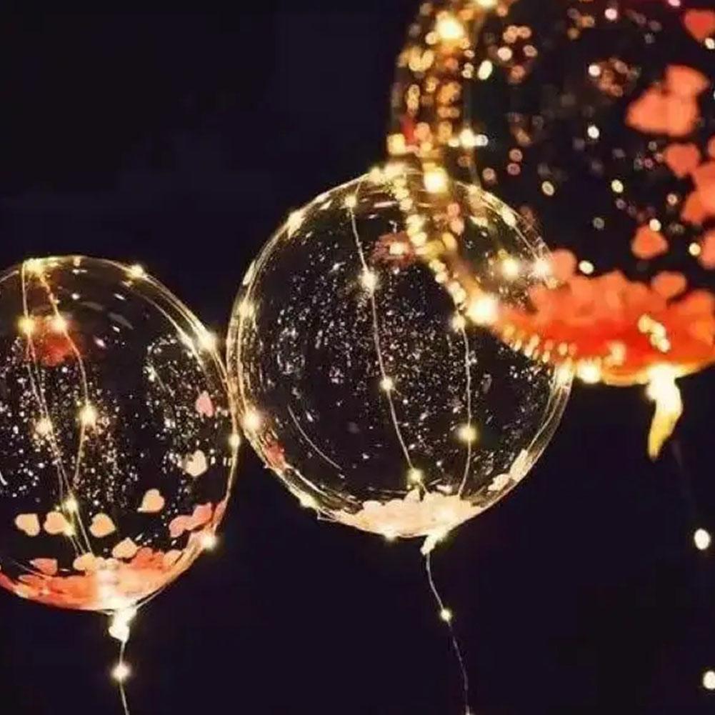 Led Balloon Light - 3 pezzi di palloncini a led