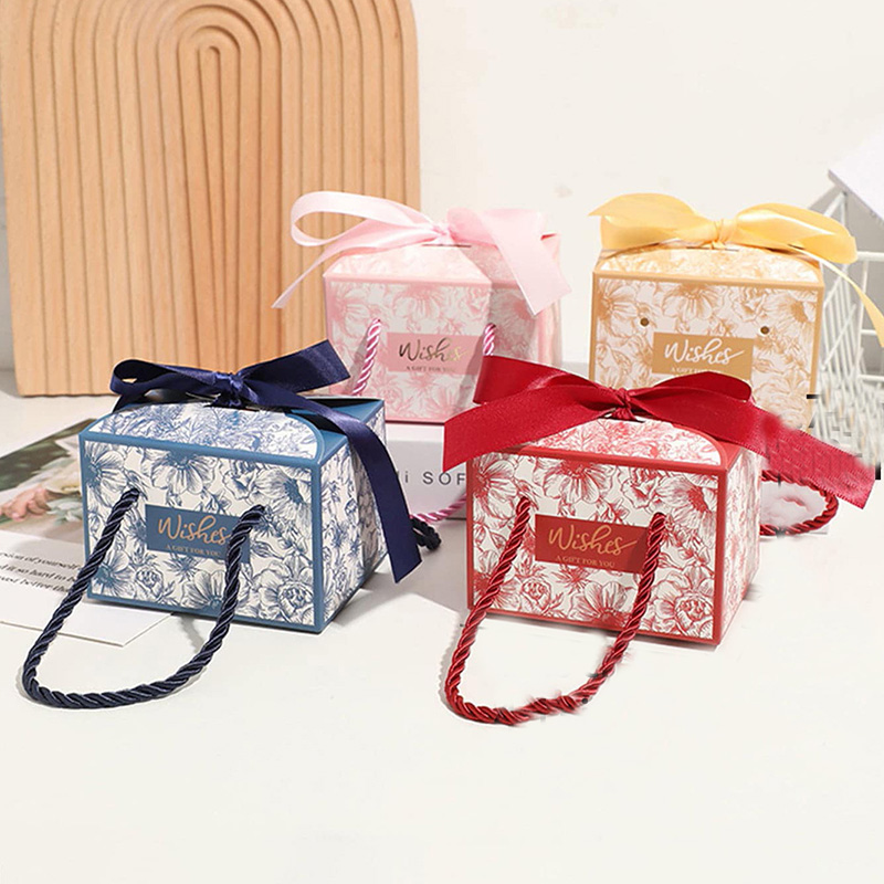 Event Party Box - 25/50Pcs Wishes Candy Box con manico