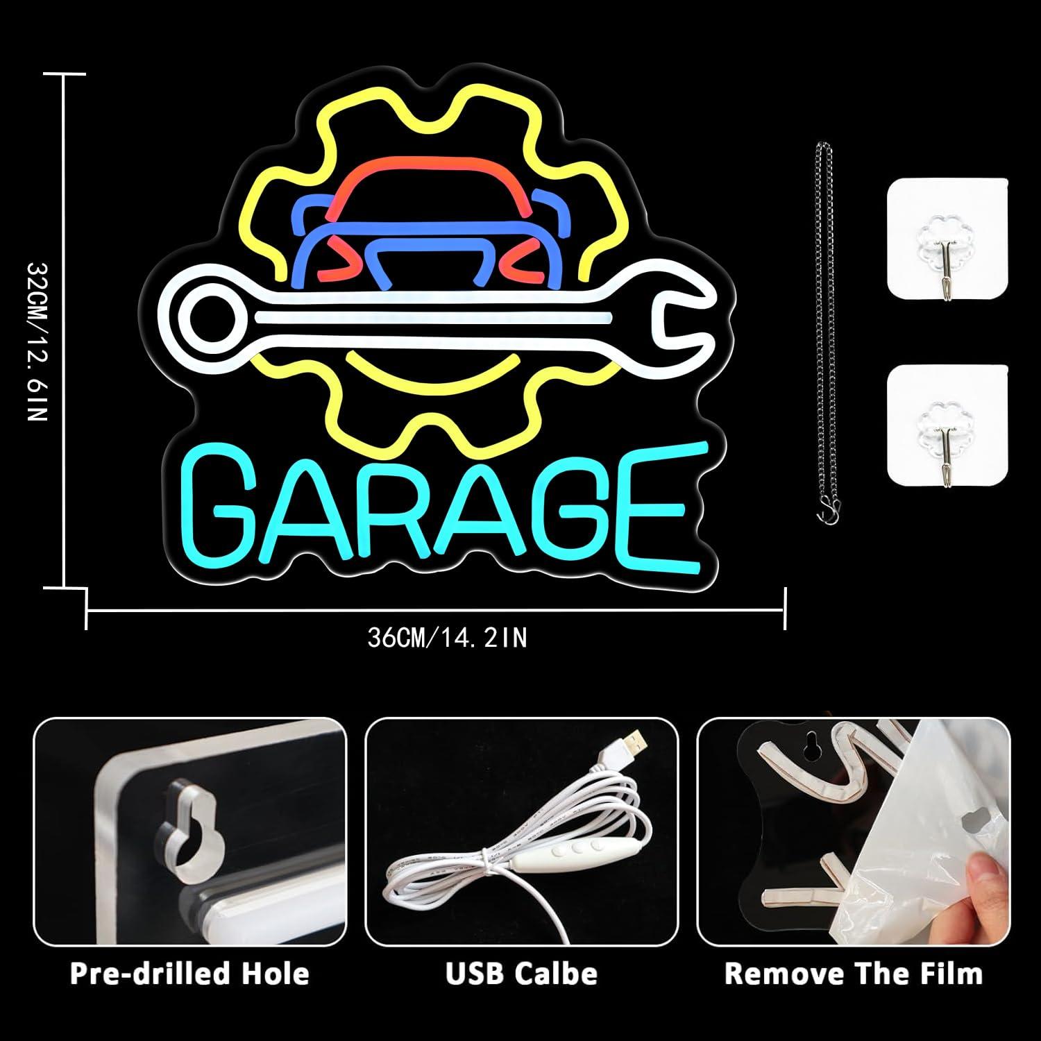 Insegna al Neon per Garage, Al - Neon Sign Party recensione e prezzo