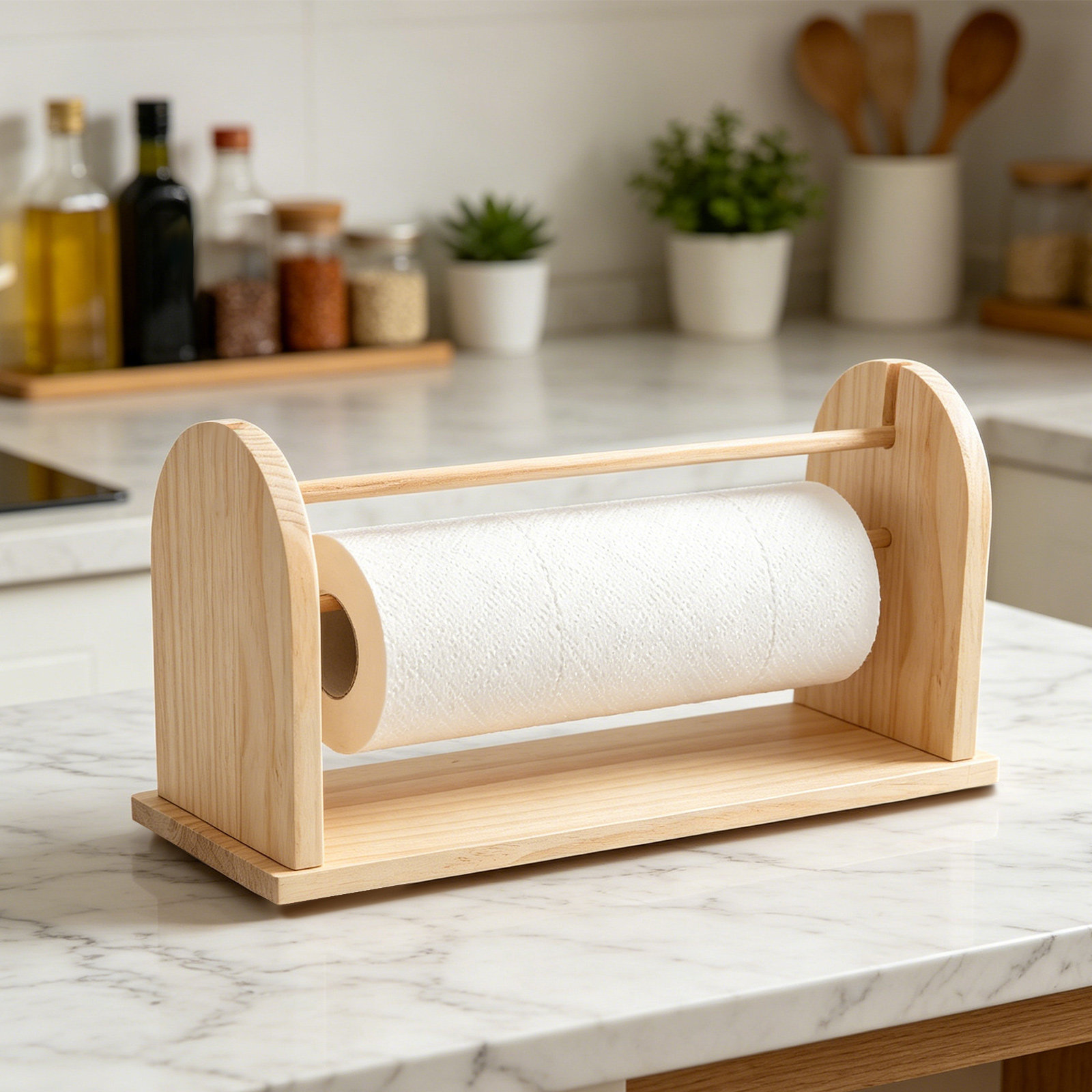 Portarotolo da tavolo in legno - Papercraft Supply Ribbon recensione e prezzo