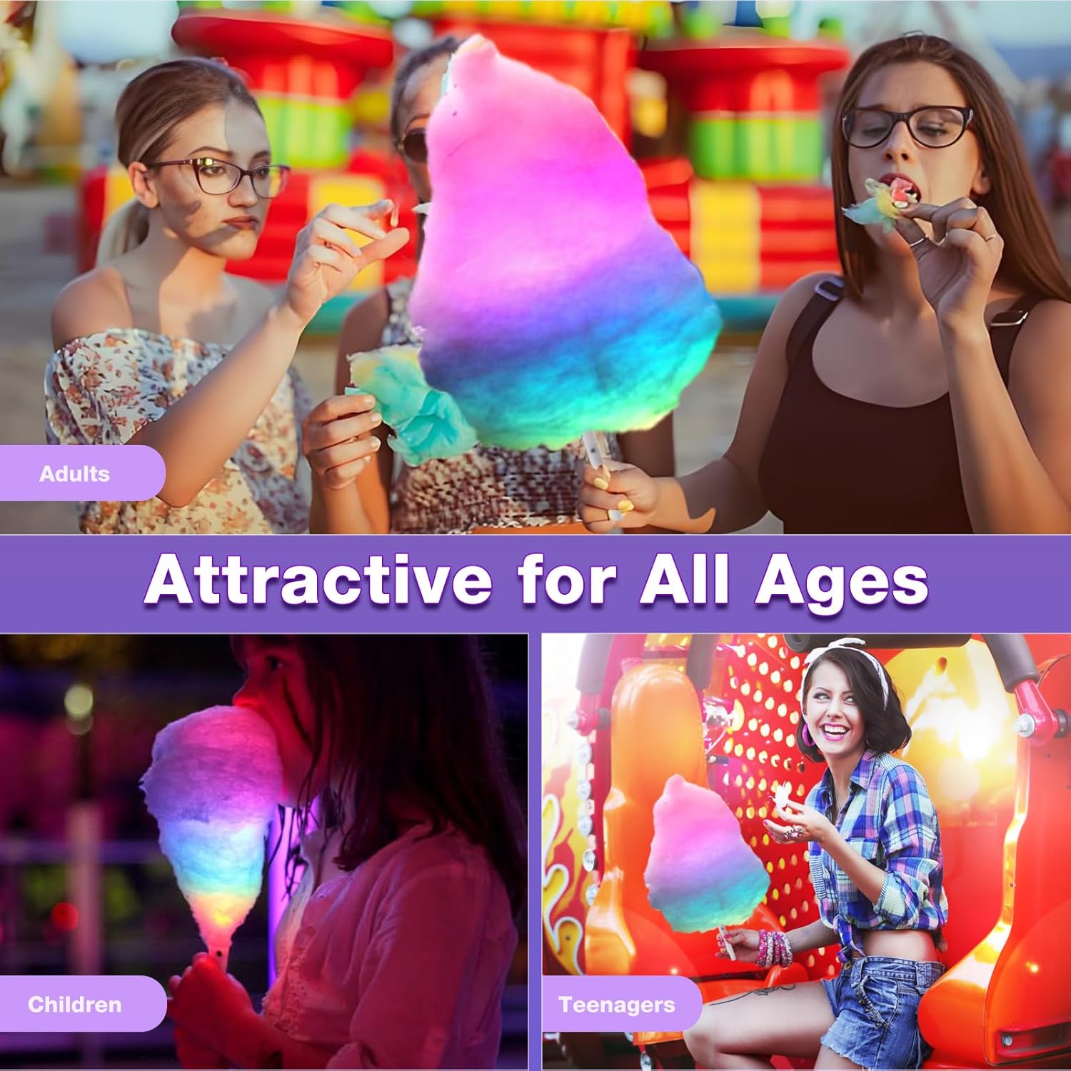 20 Coni di Zucchero Filato LED - Cotton Candy Cone recensione e prezzo