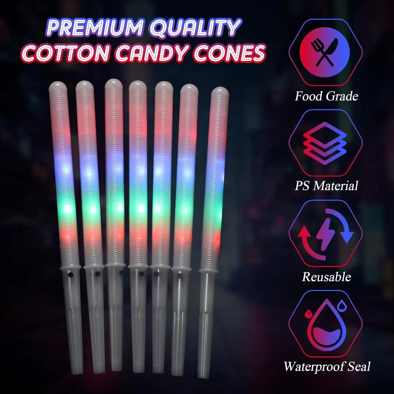 10/30 pezzi di bastoncini lumi - Cotton Candy Cone recensione e prezzo