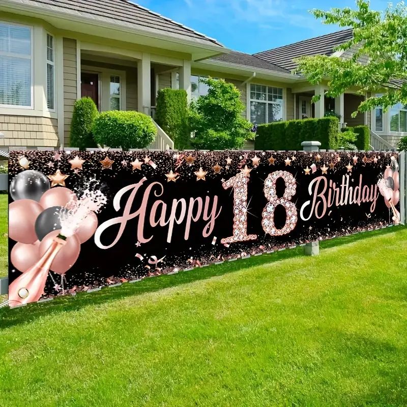 Striscione per il 18° Complean - Party Banner Gold recensione e prezzo