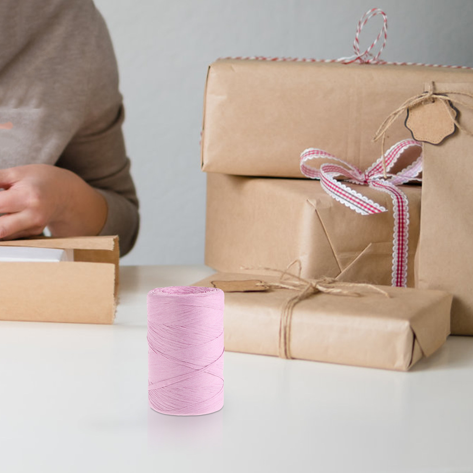 Nastro di carta rafia piatto c - Papercraft Supply Ribbon recensione e prezzo