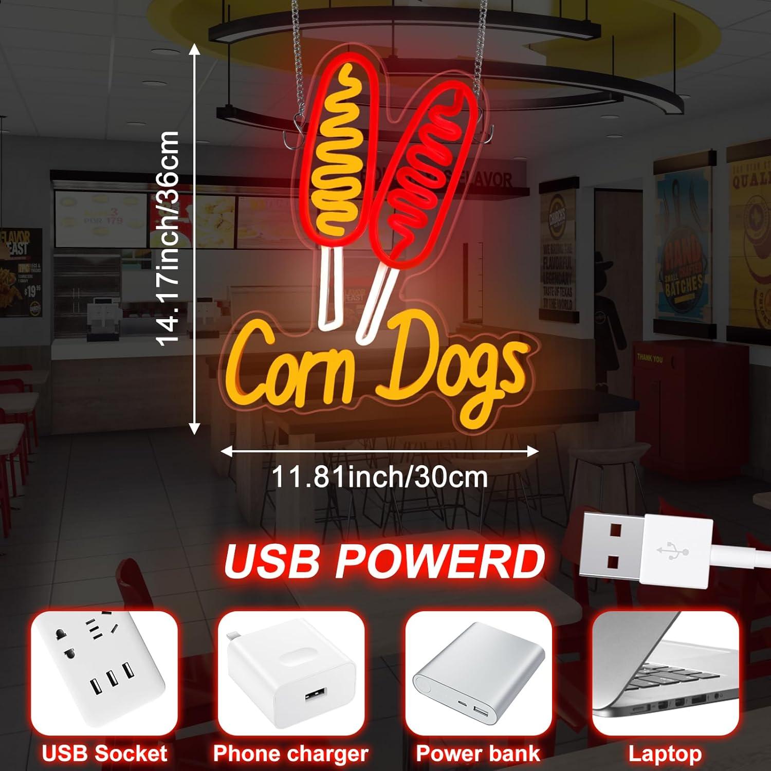 Insegna al Neon Corn Dog, Luci - Neon Sign Party recensione e prezzo