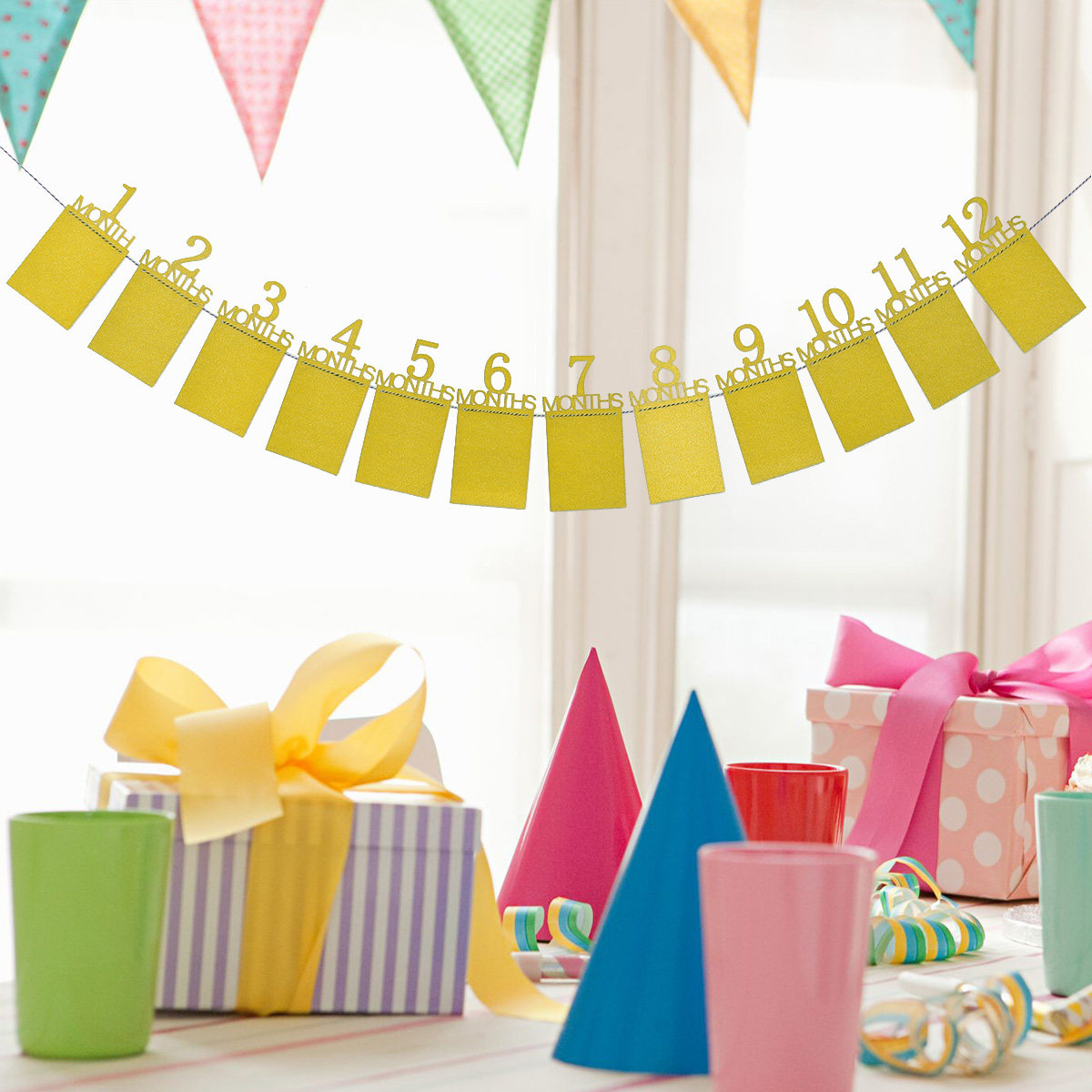 Banner da Parete per il Primo  - Party Banner Gold recensione e prezzo